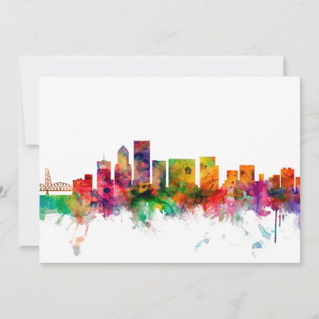 Línea aérea de Portland Oregon (Anverso)