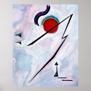 Línea angular, arte abstracto de Kandinsky,