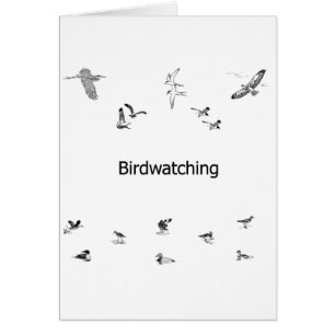 Línea arte Birdwatching