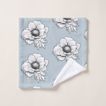 Línea arte botánica: Anémona