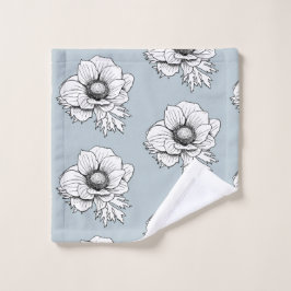 Línea arte botánica: Anémona