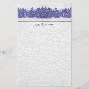 Línea azul papel hecho a mano del pino