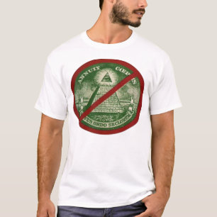 Línea camiseta de ANTI-ILLUMINATI para los hombre