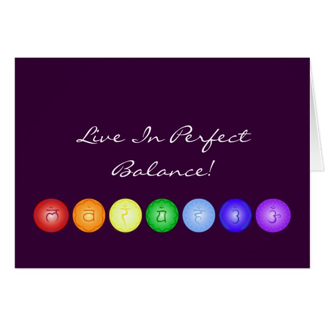 Línea de 7 chakras (Anverso (Horizontal))