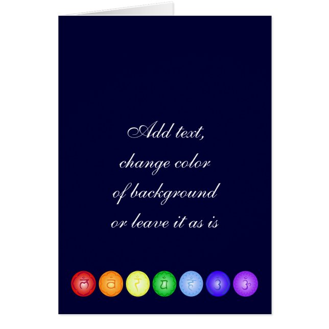 Línea de 7 chakras (Frente)