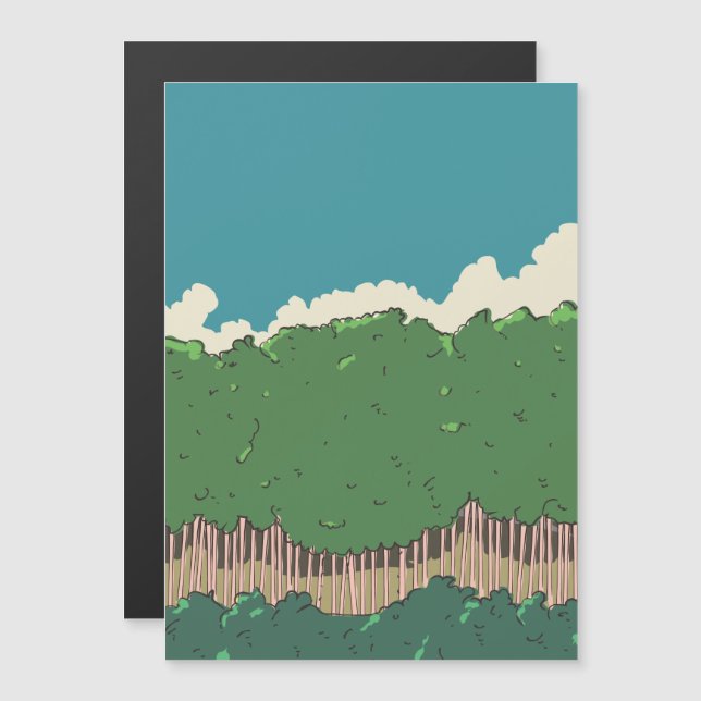 Línea de árboles (Anverso/Reverso)