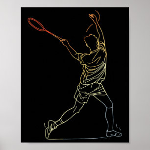 Línea de bádminton Arte Deportes bajo techo