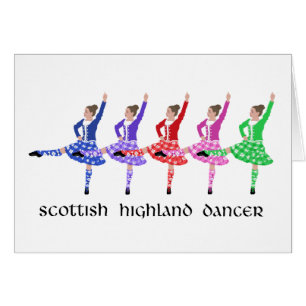 Línea de baile de las Highlands escocesas