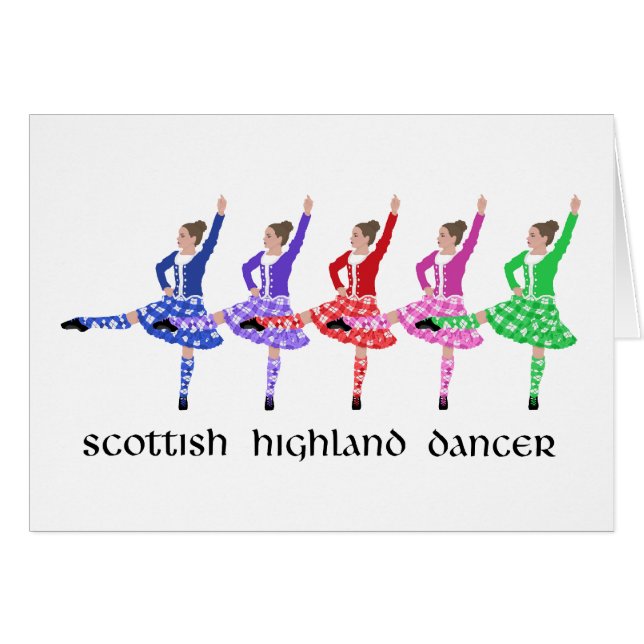 Línea de Baile Highland de Escocia (Anverso (Horizontal))