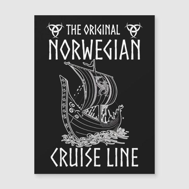 Línea de crucero noruega original - Viaje nostálgi (Anverso)