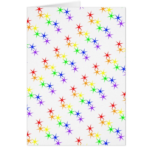 Línea de Estrella de Arcoíris (Frente)