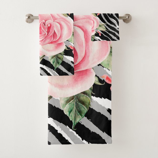 Línea de moda del Rosa del tigre de lujo