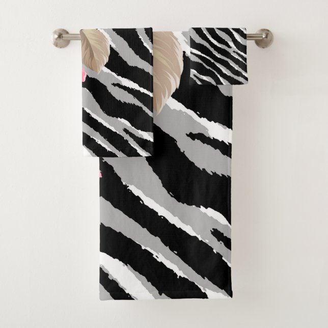 Línea de moda del Rosa del tigre de lujo (In situ)