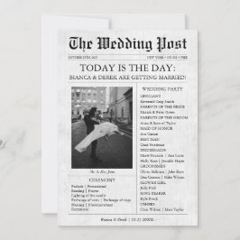 Línea de tiempo del programa de bodas fotográficas