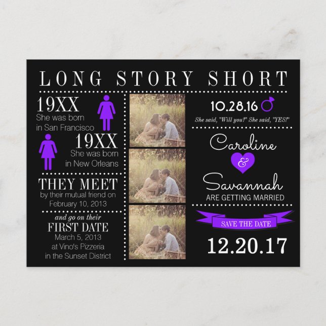 Línea de tiempo Guardar la tarjeta postal de fecha (Anverso)