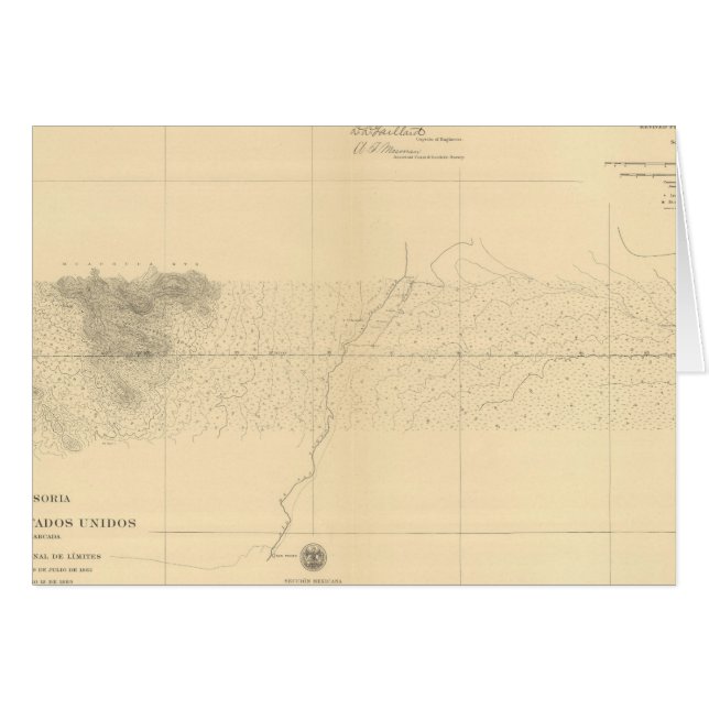 Línea Divisoria entre México 7 (Anverso (Horizontal))