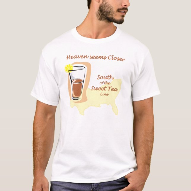 Línea dulce camiseta del té (Anverso)