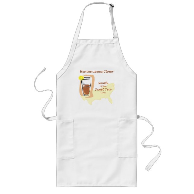 Línea dulce delantal del té (Frente)