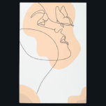 Línea femenina beige Art Metalizado Poster de deco<br><div class="desc">Línea femenina beige Art Metalizado Poster de decoración de pared</div>