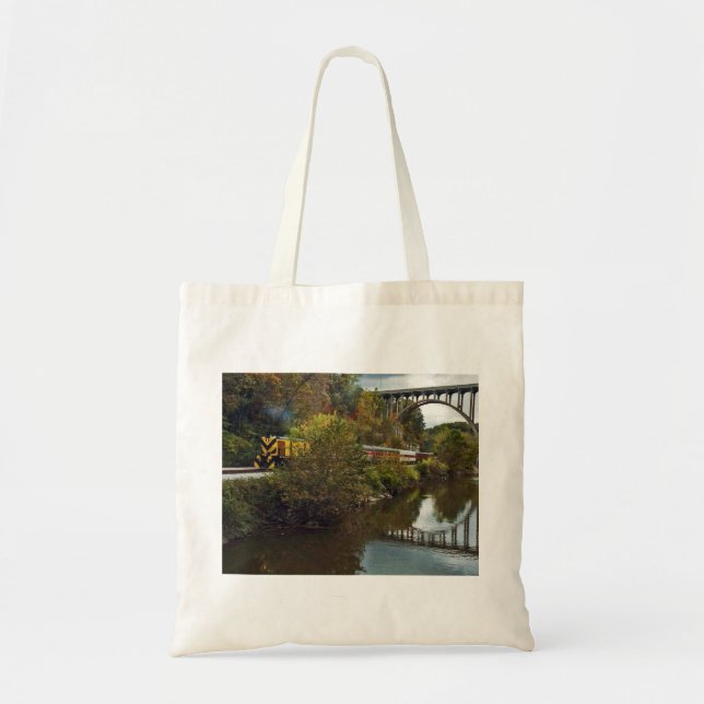 Línea la bolsa de asas de Cuyahoga del tren (Frente)