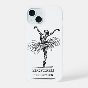 Línea minimalista de arte Ballerina Dance Design