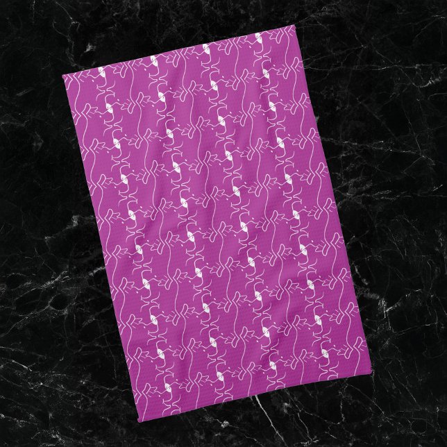 Línea moderna Dibujando Perro Toallas De Cocina Bl (Subido por el creador)