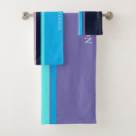 Línea personalizada azul y pervinca Pretty