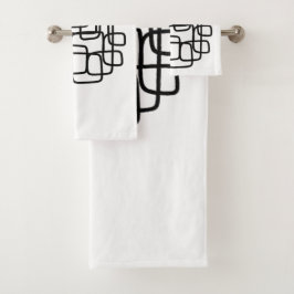 Línea Resumen Contemporánea Arte Negro Y Blanco