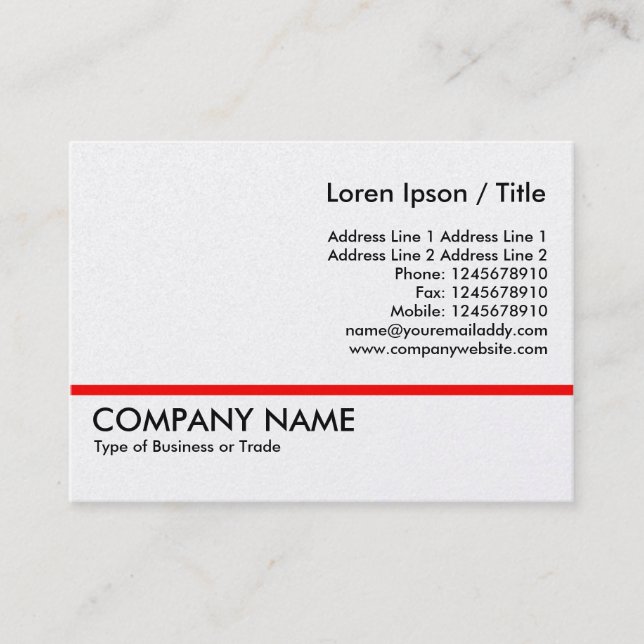 Línea Roja - Tarjeta Platinum (Anverso)