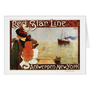 Línea roja travesías de la estrella al poster del