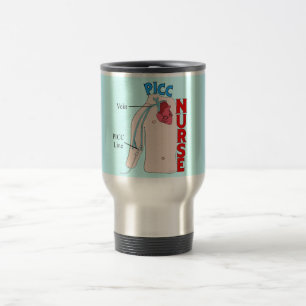 Línea taza de PICC del viaje de la enfermera