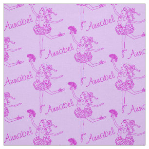 Línea tela púrpura nombrada de la bailarina del