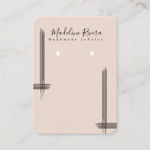 Líneas abstractas tarjetas de visualización de anc