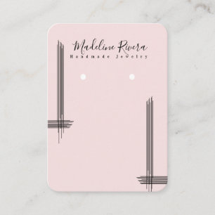 Líneas abstractas tarjetas de visualización de anc