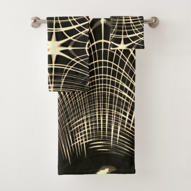 Líneas de caqui que se repiten en oleadas y cruzad (In situ)