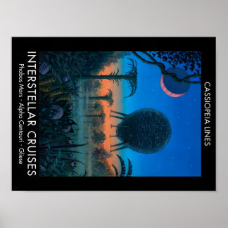 Líneas de Cassiopeia de Arte SciFi Cruceros intere
