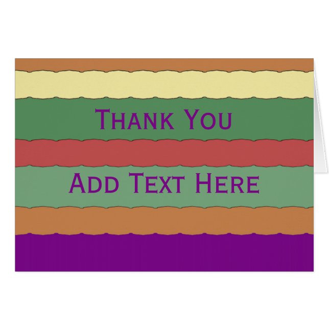 Líneas de Color Abstracto, Editar Texto (Anverso (Horizontal))