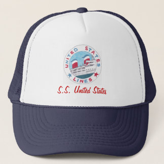 Líneas de Estados Unidos - gorra de S.S. Estados
