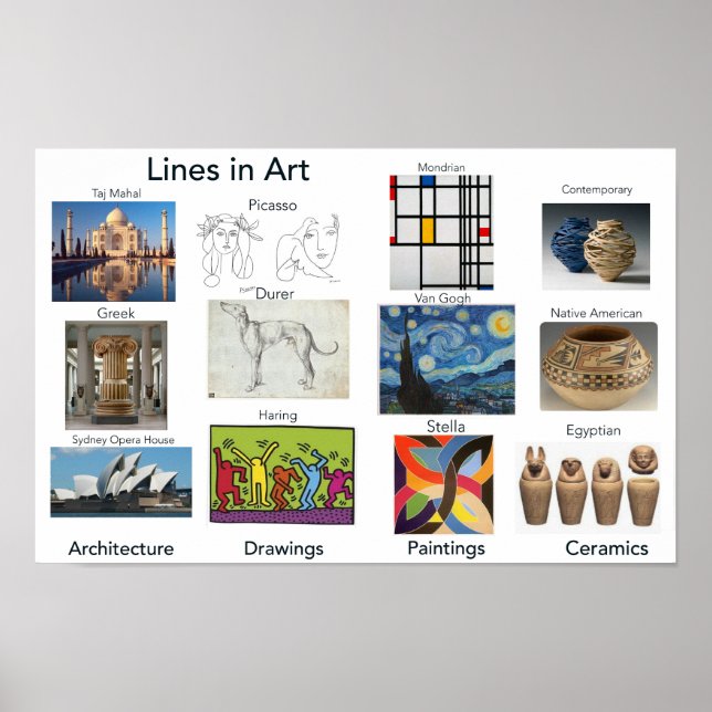 Líneas en el Arte, Sala de Arte (Frente)