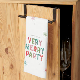 Lineas encantadoras toallas de fiesta navideña y b