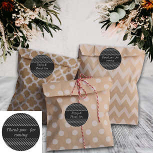 Líneas geométricas Personalizado negro Etiquetas d