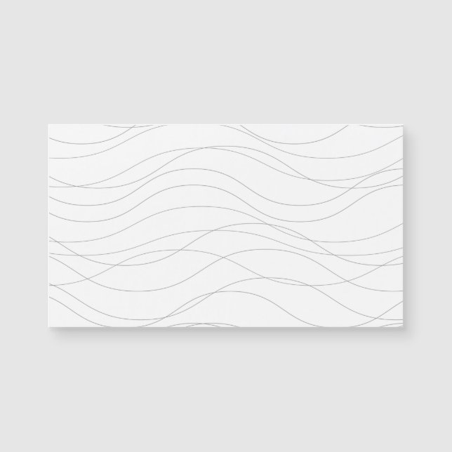 Líneas gráficas onduladas modernas, sencillas, mod (Anverso)