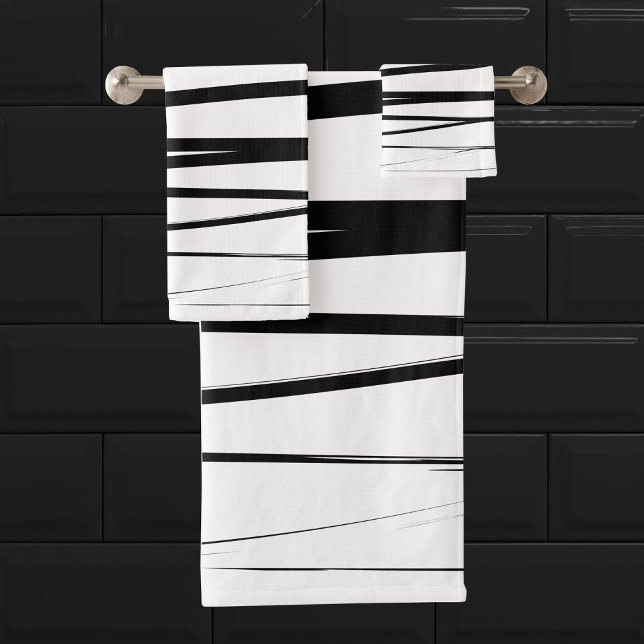 Líneas modernas en blanco y negro Resumen del arte (Subido por el creador)