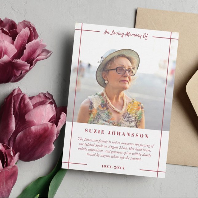 Líneas rojas en la Invitación de fotos de memoria  (Subido por el creador)