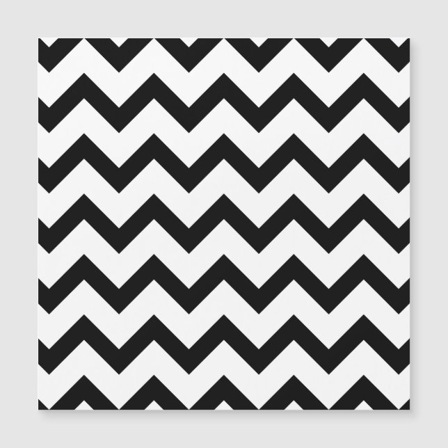 Líneas simples de patrón de chevron blanco negro r (Anverso)