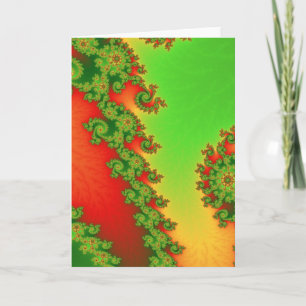 Líneas tarjeta del navidad de felicitaciones