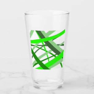Líneas verdes de vidrio