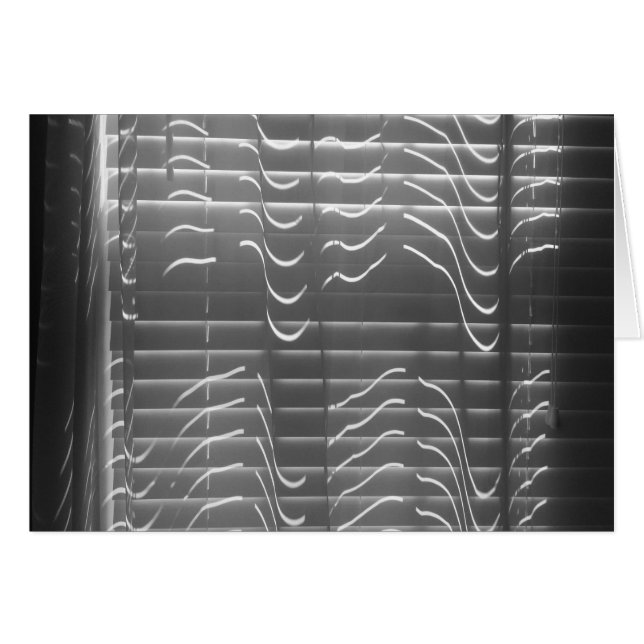 Líneas y luz, ruido, tarjeta (Anverso (Horizontal))