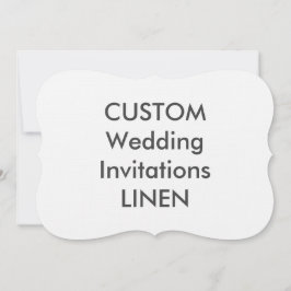 LINEN 100lb 7x5" Forma de soporte Invitaciones de