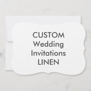 LINEN 100lb 7x5" Forma de soporte Invitaciones de